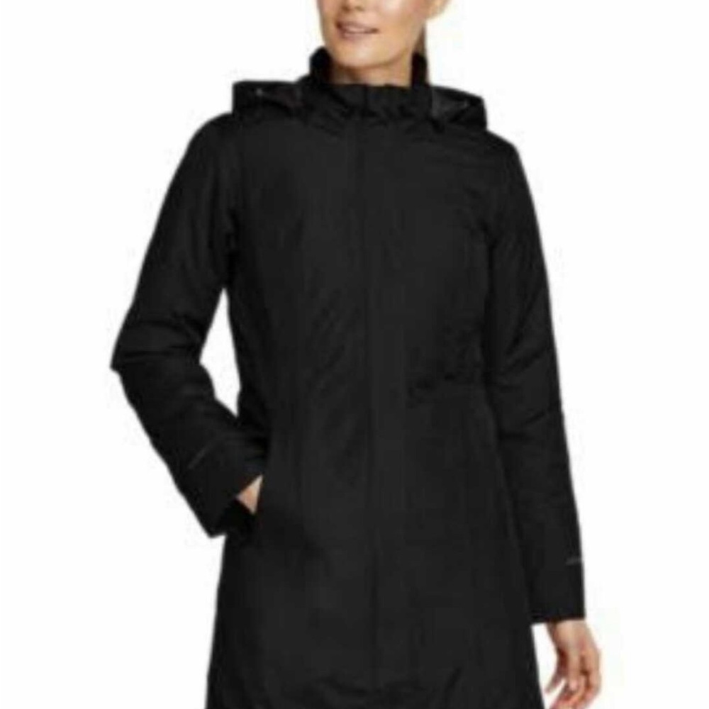 Women's fall Black Hooded Jacket